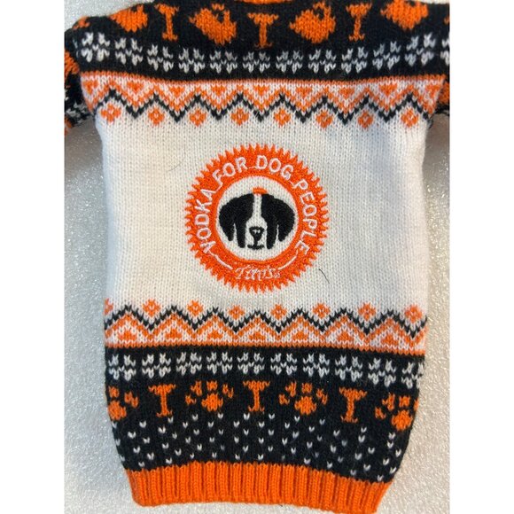 TITO’S Vodka For Dog People Holiday Christmas Bottle Sweater Collectible NWT - Picture 2 of 4